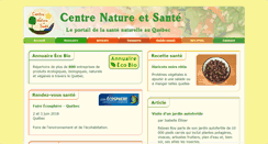 Desktop Screenshot of centrenaturesante.com